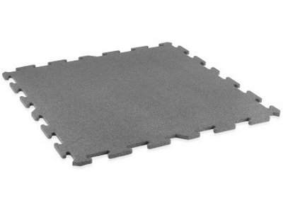 Резиновая плитка Puzzle 500х500 (25-37 мм) с рельефным основанием