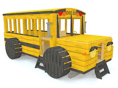 Игровой комплекс TORUDA WOOD Школьный автобус