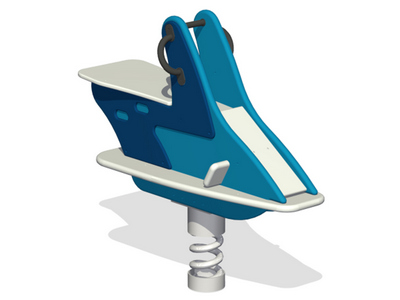 Качалка на одинарной пружине Скутер 1