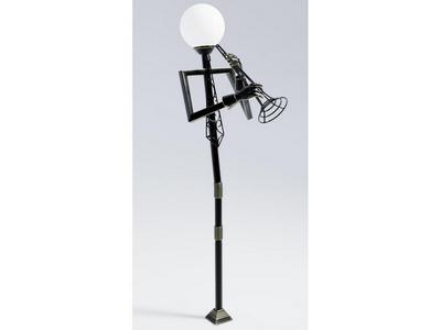 Фигура из металла TORUDA «Фонарный столб с трубой» 01