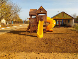 Детская игровая площадка Пейзаж 2 с винтовой трубой и спуском с рукоходом - вид 4