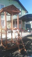 Детская игровая площадка Можга Спортивный городок 5 каркас из дерева