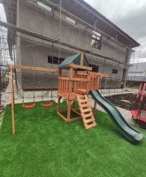 Детская площадка Babygarden Play 6 с волнистой горкой и качелями