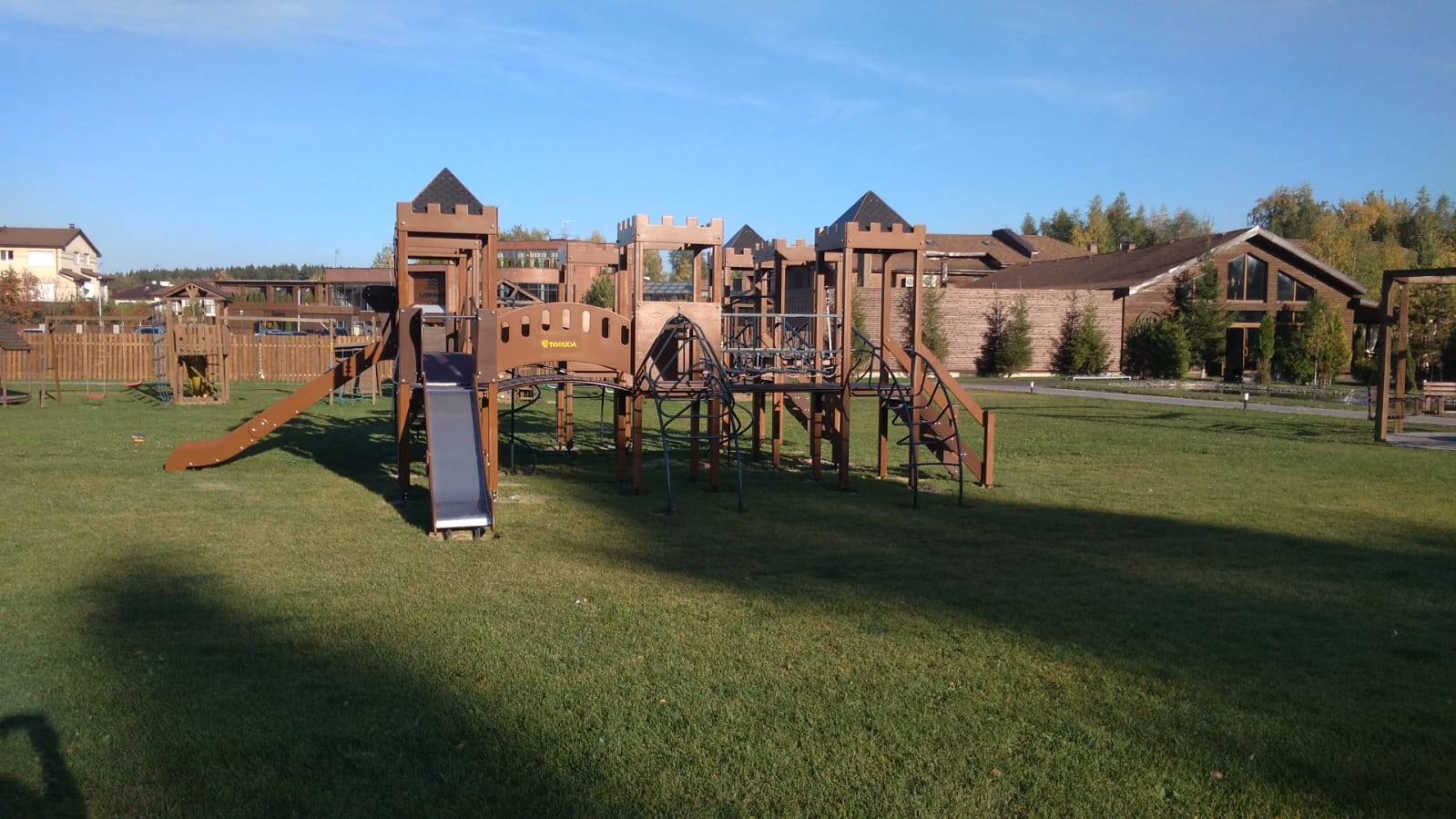 Детский игровой комплекс Сити с тремя горками металлический скат,Н-1200 и 1500 ДИО 13072.1 - вид 5