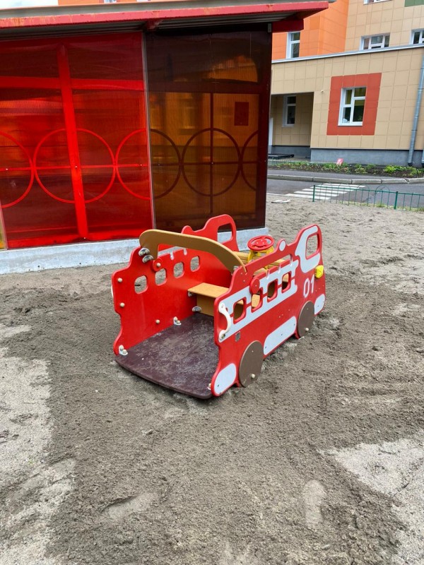 Детский игровой комплекс Машинка Пожарная МФ-1.4.5 - вид 3