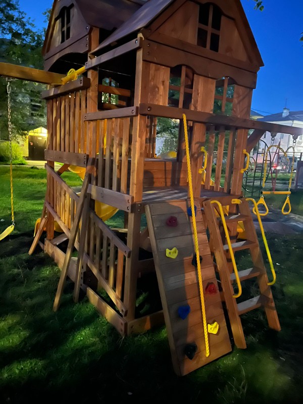 Детская игровая площадка Пейзаж 6 с трубой и спуском - вид 5