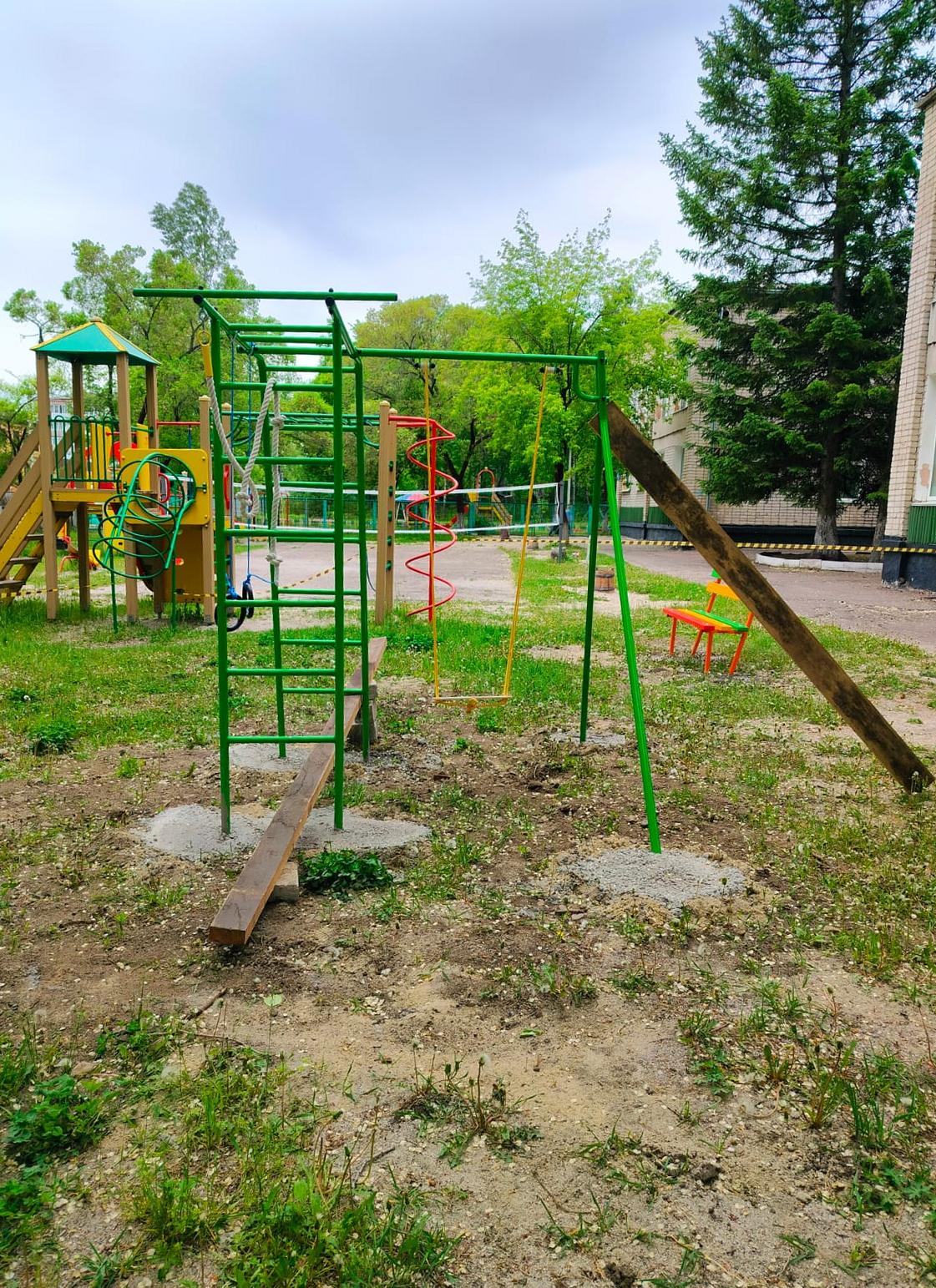Детская площадка УДСК ТАРЗАН МИНИ (Усиленный) Зелёный - вид 1