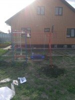 Детский спортивный комплекс Микро гнездо (мод. 3) со шведской лесенкой