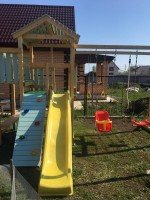 Детская площадка Савушка Мастер-4 с игровым фортом