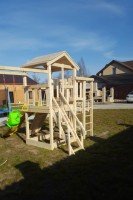 Детская игровая площадка Савушка Мастер-4 лестница с поручнями