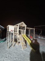 Детская игровая площадка Савушка Мастер-4 с крышей