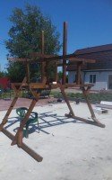 Детский спортивный комплекс Таити деревянный каркас