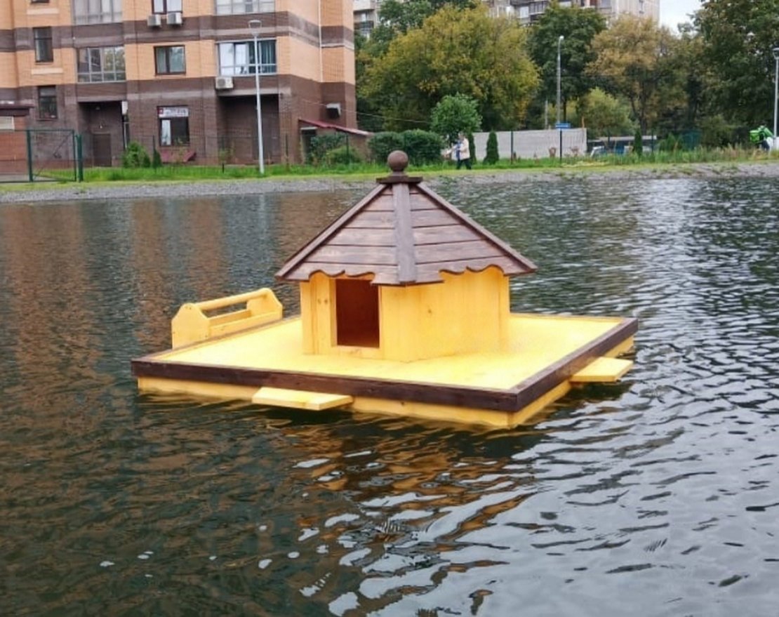 В Москве установили домики для уток. А зачем они вообще нужны?